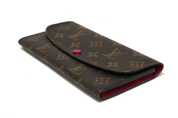 Louis Vuitton Classic Monogram Emilie Wallet Pink