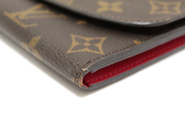Louis Vuitton Classic Monogram Emilie Wallet Pink
