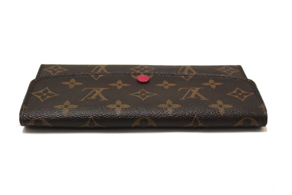 Louis Vuitton Classic Monogram Emilie Wallet Pink