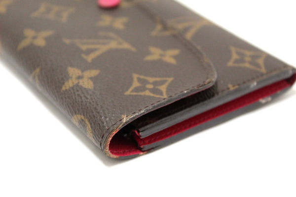 Louis Vuitton Classic Monogram Emilie Wallet Pink