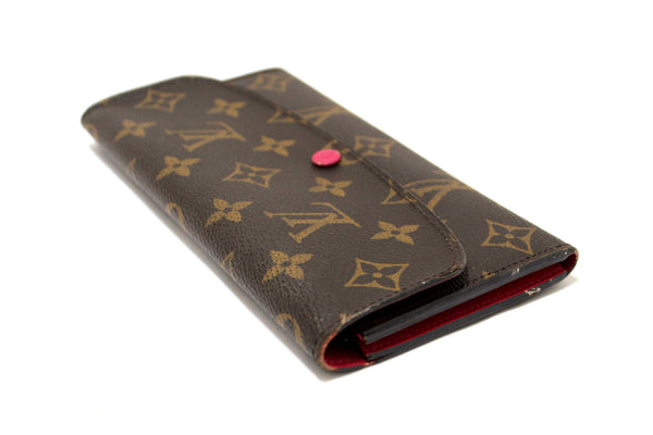 Louis Vuitton Classic Monogram Emilie Wallet Pink