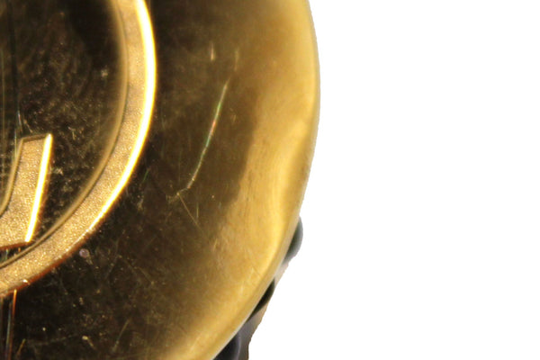 Louis Vuitton Embossed Monogram Midnight Canvas Lipstick Case on Chain