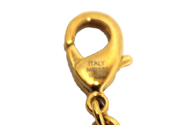 Louis Vuitton Embossed Monogram Midnight Canvas Lipstick Case on Chain