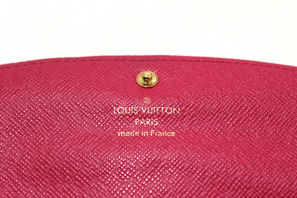 Louis Vuitton Classic Monogram Emilie Wallet Pink