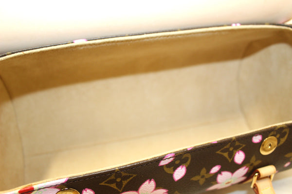 Limited Edition Louis Vuitton Monogram Cherry Blossom Papillon 26 Handbag