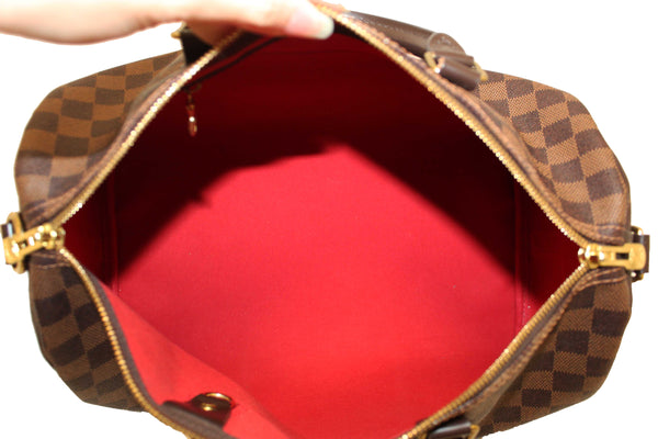 Louis Vuitton Damier Ebene Speedy 35 Bandouliere Bag