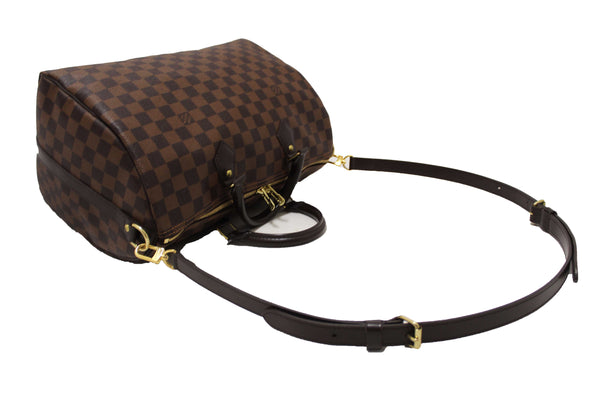 Louis Vuitton Damier Ebene Speedy 35 Bandouliere Bag