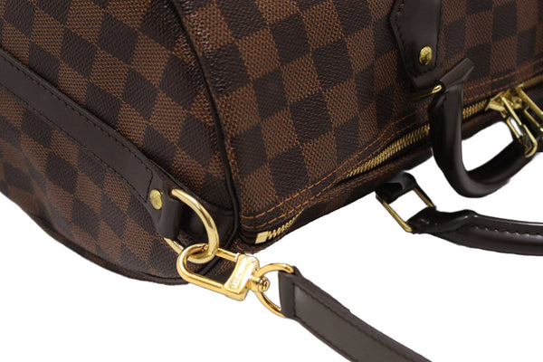 Louis Vuitton Damier Ebene Speedy 35 Bandouliere Bag