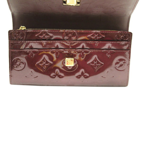 New Louis Vuitton Fauviste Vernis Noeud Bow Flap Long Wallet Clutch