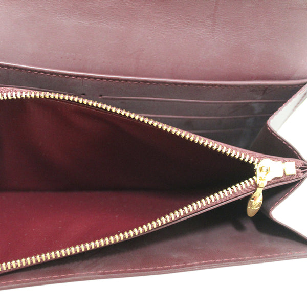 New Louis Vuitton Fauviste Vernis Noeud Bow Flap Long Wallet Clutch