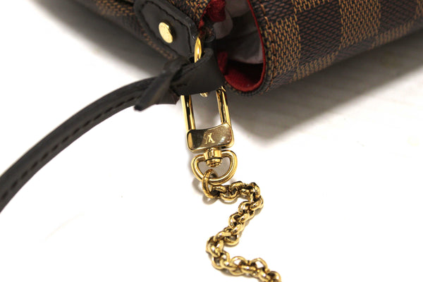 Louis Vuitton Damier Ebene Favorite MM Crossbody Messenger Bag