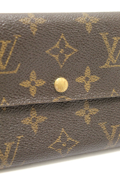 LOUIS VUITTON Louis Vuitton Classic Monogram Sarah Wallet | Italystation.com - Shop Now at italystation.com