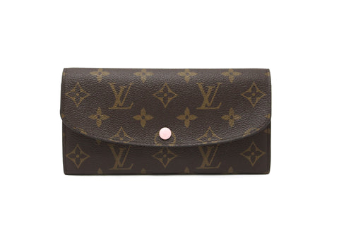 Louis Vuitton Classic Monogram Emilie Wallet Rose P | Italystation.com - Now at italystation.com