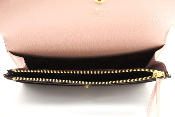 Louis Vuitton Classic Monogram Emilie Wallet Rose P | Italystation.com - Now at italystation.com