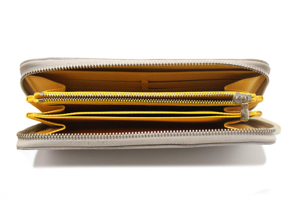 Louis Vuitton Grey Epi Leather Zippy Wallet