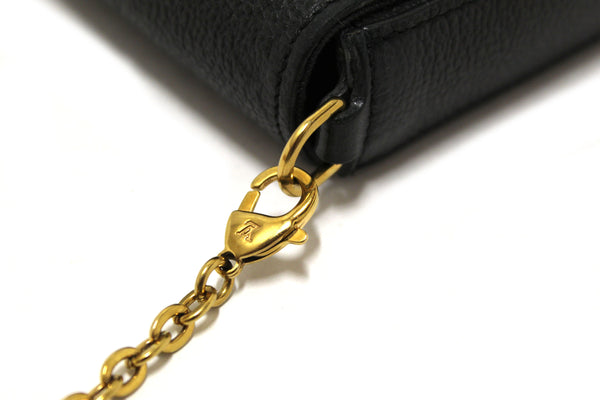 Louis Vuitton Black Monogram Empreinte Felicie Pochette Bag