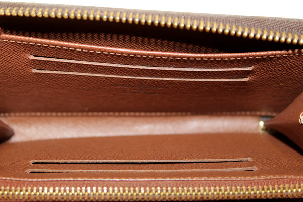 路易·威登（Louis Vuitton）經典會標帆布緊湊式Zippy錢包