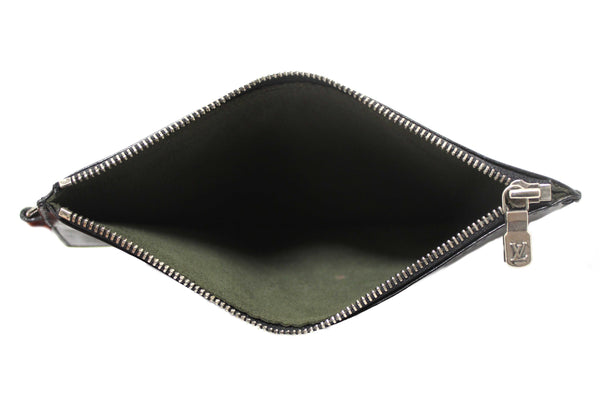 Louis Vuitton Black Epi Leather Small Pouch