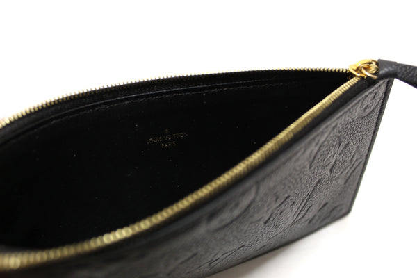 Louis Vuitton Black Monogram Empreinte Felicie Pochette Bag