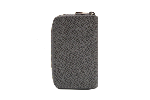 Louis Vuitton Grey Taiga Leather Zippy Coin Card Case