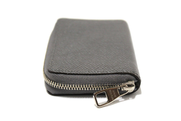 Louis Vuitton Grey Taiga Leather Zippy Coin Card Case