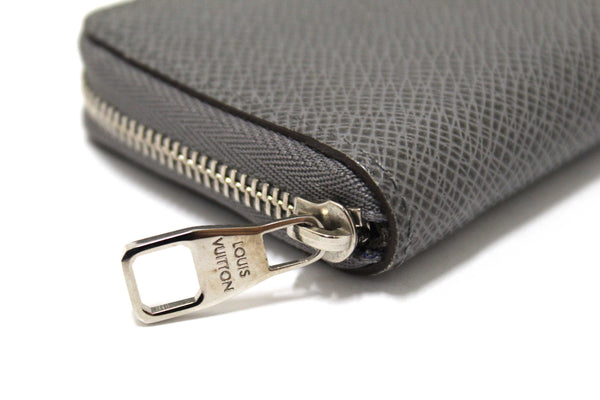 Louis Vuitton Grey Taiga Leather Zippy Coin Card Case