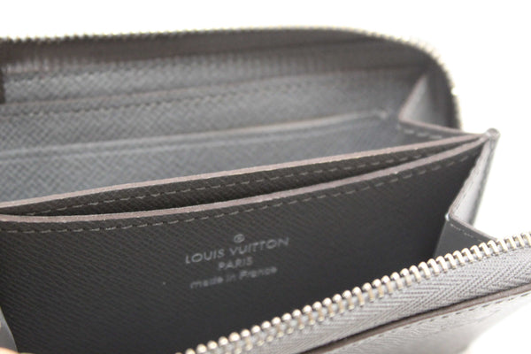 Louis Vuitton Grey Taiga Leather Zippy Coin Card Case