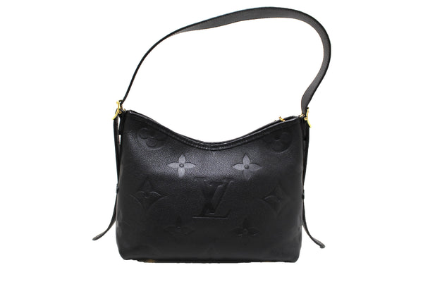 Louis Vuitton Black Monogram Empreinte Leather CarryAll PM Bag