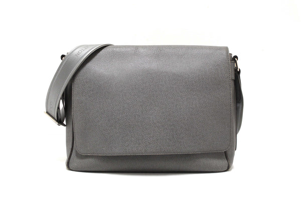 Louis Vuitton Grey Taiga Leather Roman PM Messenger Bag