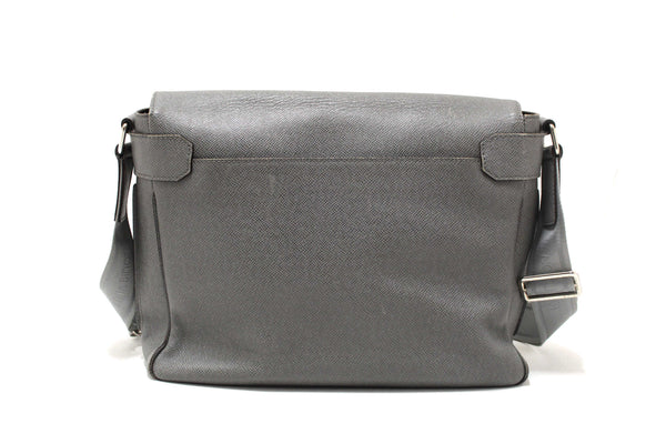 Louis Vuitton Grey Taiga Leather Roman PM Messenger Bag