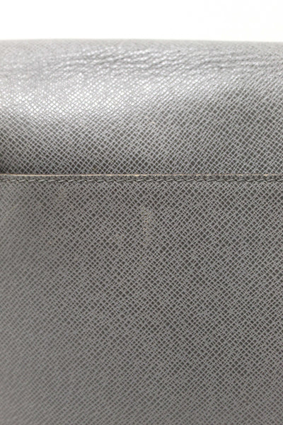 Louis Vuitton Grey Taiga Leather Roman PM Messenger Bag