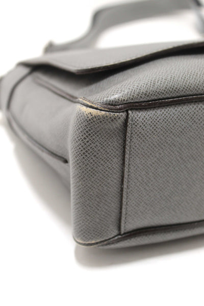 Louis Vuitton Grey Taiga Leather Roman PM Messenger Bag