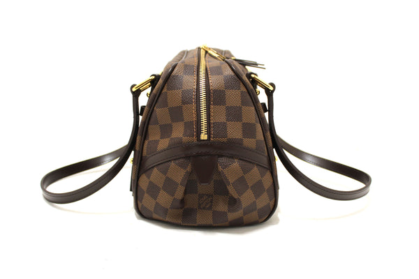 NEW  Louis Vuitton Damier Ebene Rivington PM Shoulder Bag | Italystation.com