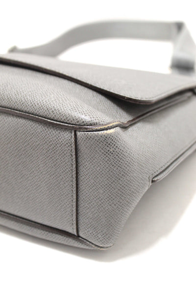 Louis Vuitton Grey Taiga Leather Roman PM Messenger Bag