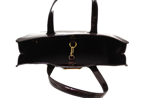 路易威登（Louis Vuitton）Amarante會標vernis Leather Wilshire PM手袋