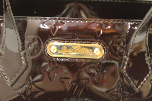 Louis Vuitton Amarante Monogram Vernis Leather Wilshire PM Handbag