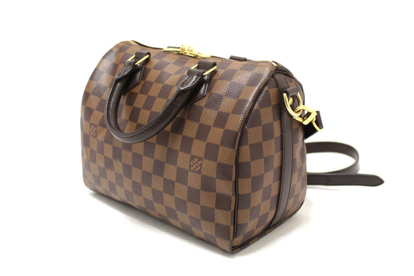 Louis Vuitton Damier Ebene Speedy 25 Bandouliere Crossbody Bag