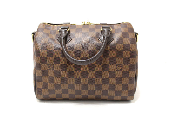 Louis Vuitton Damier Ebene Speedy 25 Bandouliere Crossbody Bag