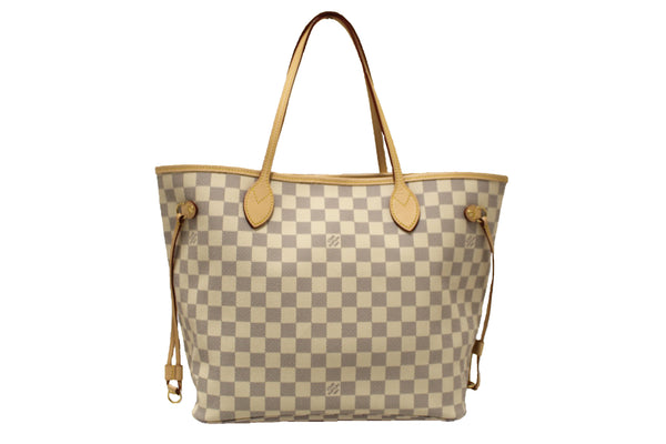 Paris Station Shop NEW Louis Vuitton Damier Azur Neverfull MM Shoulder | Italystation.com - Shop Now at italystation.com