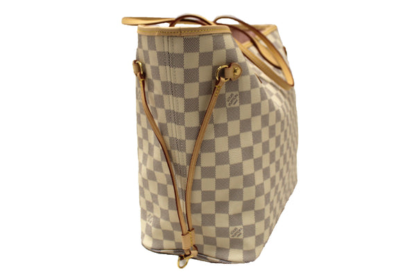 Paris Station Shop NEW Louis Vuitton Damier Azur Neverfull MM Shoulder | Italystation.com - Shop Now at italystation.com