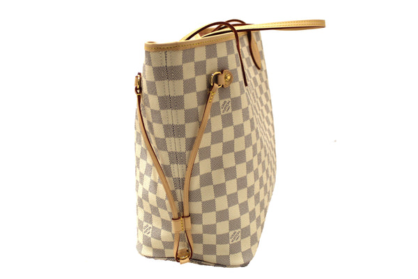 Paris Station Shop NEW Louis Vuitton Damier Azur Neverfull MM Shoulder | Italystation.com - Shop Now at italystation.com