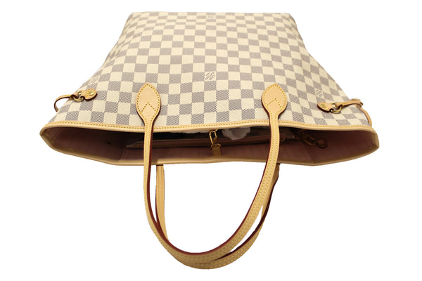 Paris Station Shop NEW Louis Vuitton Damier Azur Neverfull MM Shoulder | Italystation.com - Shop Now at italystation.com