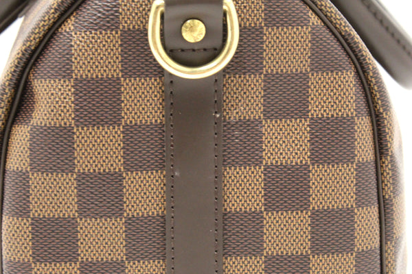 Louis Vuitton Damier Ebene Speedy 25 Bandouliere Crossbody Bag