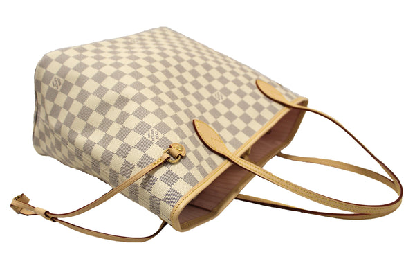 Paris Station Shop NEW Louis Vuitton Damier Azur Neverfull MM Shoulder | Italystation.com - Shop Now at italystation.com