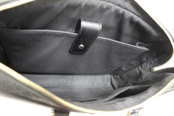 Gucci Black Leather Diamante Briefcase Shoulder Bag