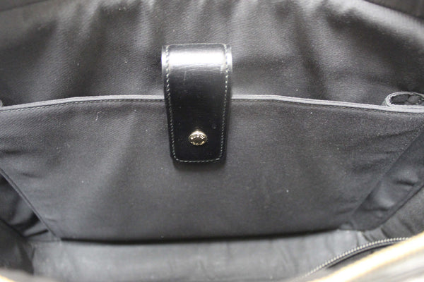 Gucci Black Leather Diamante Briefcase Shoulder Bag