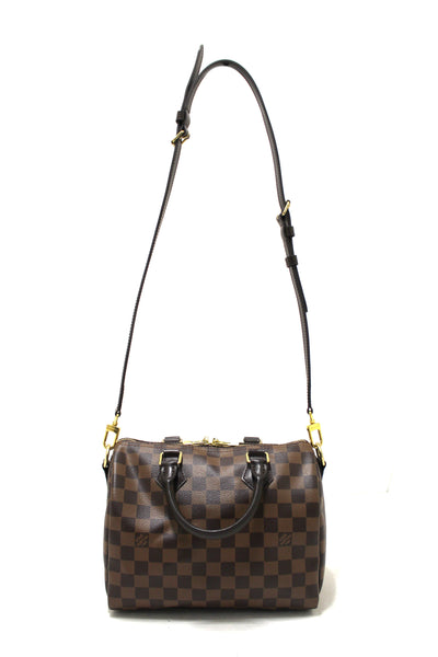 Louis Vuitton Damier Ebene Speedy 25 Bandouliere Crossbody Bag