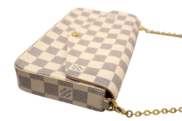 NEW Louis Vuitton Damier Azur Felicie Pochette Cros | Italystation.com - Now at italystation.com