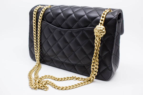 Chanel AS4064 B10716 Chanel 23S Flap Bag  Black / 94305 Lambskin Shoulder Bags Ghw