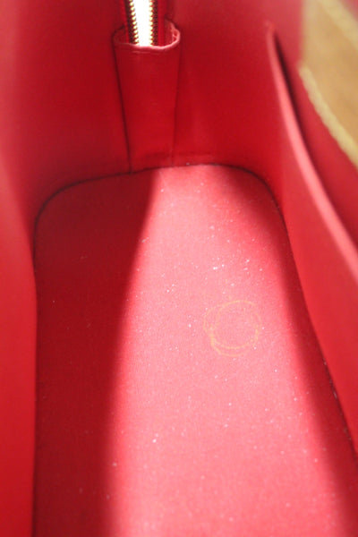 Louis Vuitton Red Vernis Leather Alma BB Hand/Crossbody Bag